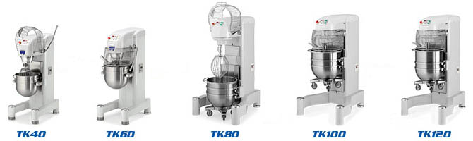 Планетарные миксеры TEKNO (TK) Планетарные миксеры TEKNO (TK)
